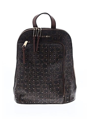 Calvin Klein Leather Backpack (view 1)