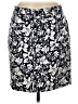 Chaps Print Blue Casual Skirt Size 8 - photo 1