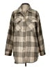Ellison 100% Polyester Plaid Tan Coat Size L - photo 1