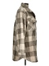 Ellison 100% Polyester Plaid Tan Coat Size L - photo 4