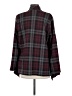 BB Dakota Plaid Burgundy Cardigan Size M - photo 2