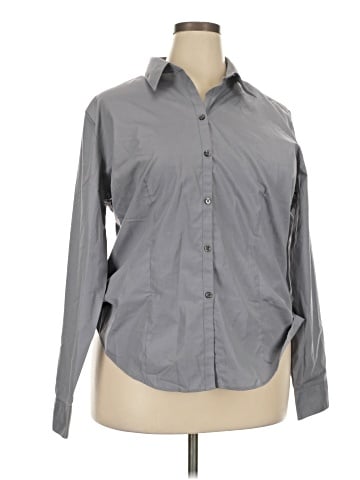 Van Heusen Long Sleeve Button-Down Shirt (view 1)