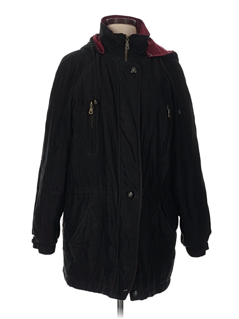 Pre-owned Larry Levine Coat In Black