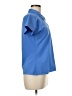 Lopez Blue Short Sleeve Blouse Size M - photo 4