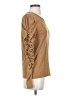 Free People Tan Long Sleeve Top Size S - photo 4