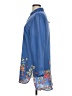 Fig and Flower Blue Long Sleeve Blouse Size L - photo 5