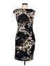 Tommy Hilfiger Print Black Cocktail Dress Size 6 - photo 1