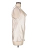 Olivia Grey 100% Polyester Ivory Sleeveless Blouse Size M - photo 4