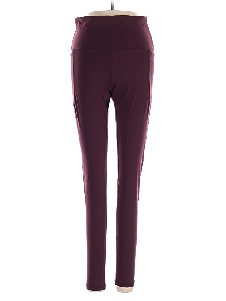 Pre-owned Prana Active Pants In Burgundy
