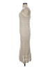 Unbranded 100% Polyester Ivory Casual Dress Size XXS (estimated) - photo 5