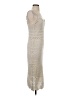 Unbranded 100% Polyester Ivory Casual Dress Size XXS (estimated) - photo 4