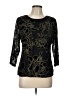 Assorted Brands Black 3/4 Sleeve Top Size L - photo 1