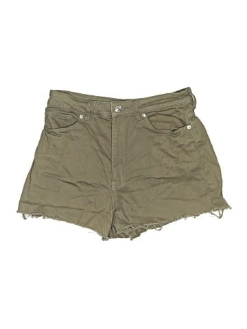 Divided by H&M Khaki Shorts (view 1)