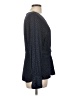 Ann Taylor 100% Polyester Gray Black Long Sleeve Blouse Size 12 - photo 4