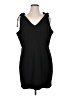Express Solid Black Casual Dress Size XL - photo 1