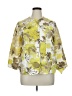 Alfred Dunner 100% Polyester Yellow 3/4 Sleeve Blouse Size 14 - photo 1