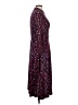 Unbranded 100% Polyester Print Burgundy Casual Dress Size L (estimated) - photo 4