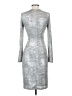 Vince Camuto Metallic Silver Cocktail Dress Size 2 - photo 2