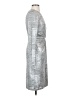 Vince Camuto Metallic Silver Cocktail Dress Size 2 - photo 4