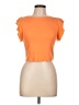 Zara Orange Short Sleeve Top Size L - photo 1