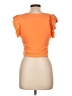 Zara Orange Short Sleeve Top Size L - photo 2