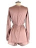 Reverse 100% Polyester Solid Brown Romper Size S - photo 2