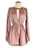 Reverse 100% Polyester Solid Brown Romper Size S - photo 1