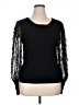 Cato Black Long Sleeve Blouse Size XL - photo 1