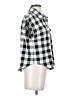 Emery Rose 100% Polyester Checkered-gingham Black Short Sleeve Blouse Size S - photo 4