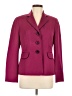 Le Suit 100% Polyester Burgundy Blazer Size 6 - photo 1