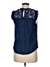 Mine Blue Sleeveless Blouse Size M - photo 2