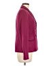 Le Suit 100% Polyester Burgundy Blazer Size 6 - photo 4