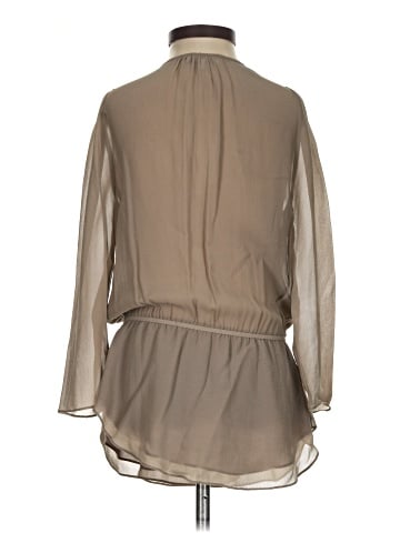 Babaton Long Sleeve Silk Top (view 2)