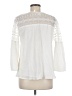 Garnet Hill Ivory 3/4 Sleeve Blouse Size 8 - photo 2