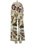 Unbranded Floral Ivory Casual Pants Size XXS (estimated) - photo 2