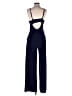 Trixxi 100% Polyester Solid Blue Jumpsuit Size M - photo 2