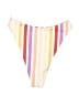 Blooming Jelly Stripes White Swimsuit Bottoms Size S - photo 2