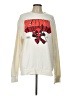Marvel 100% Polyester Graphic Ivory Sweatshirt Size L - photo 1