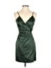 Majorelle Solid Green Cocktail Dress Size S - photo 1