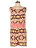 Xhilaration 100% Rayon Chevron-herringbone Orange Romper Size XL - photo 1