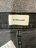 Everlane 100% Cotton Chevron-herringbone Black Gray Jeans Size 33 waist - photo 4