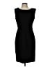 Calvin Klein Solid Black Cocktail Dress Size 10 - photo 1
