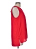 Pleione 100% Polyester Red Sleeveless Blouse Size M - photo 4