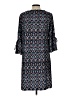 Chico's Print Blue Casual Dress Size Lg Petite (2) - photo 2
