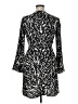 Donna Morgan 100% Polyester Animal Print Black Cocktail Dress Size XL (estimated) - photo 2