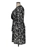 Donna Morgan 100% Polyester Animal Print Black Cocktail Dress Size XL (estimated) - photo 5