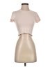 Aritzia Tan Short Sleeve Turtleneck Size S - photo 1