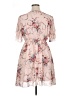 Shein Curve 100% Polyester Floral Tan Casual Dress Size 0X - photo 2