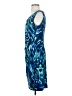 Anne Klein Print Blue Cocktail Dress Size 4 - photo 5