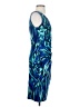 Anne Klein Print Blue Cocktail Dress Size 4 - photo 4